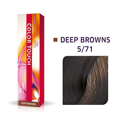 Wella-Color Touch Deep Browns 5/71 Hellbraun Braun-Asch 60ml
