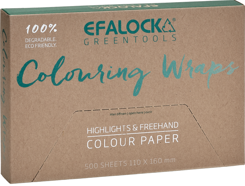 Efalock-PAPERGREEN COLORING WRAPS Strähnenpapier