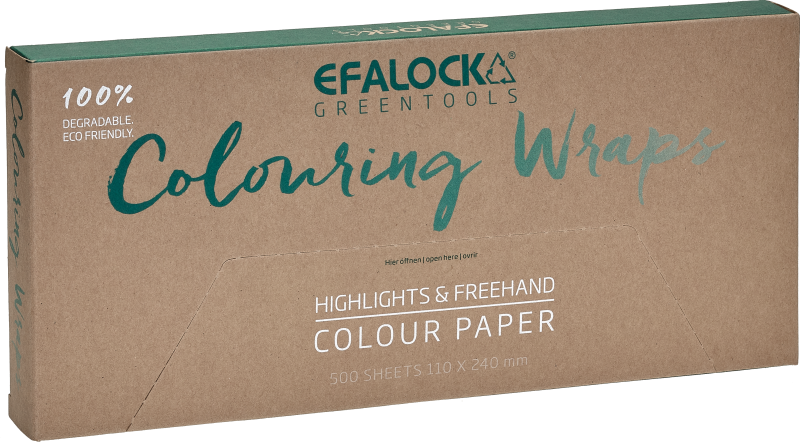 Efalock-PAPERGREEN COLORING WRAPS Strähnenpapier