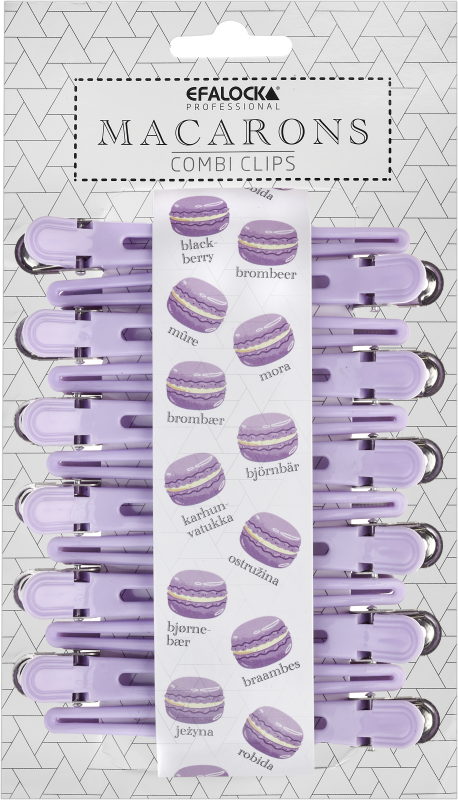 Efalock-Abteilklammer MACARONS COMBI-CLIP