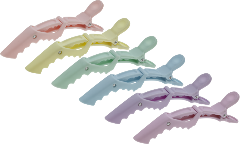 Efalock-Abteilklammer SHARKCLIPS MACARONS 6cm