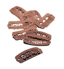 Balmain-Double Hair Clips 10St.brown L