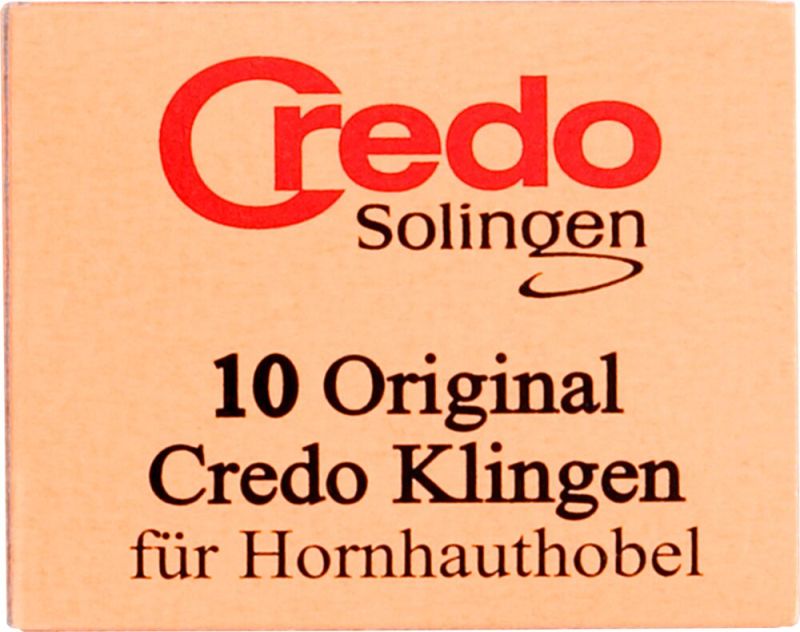 Credo Solingen - Ersatzklingen für Hornhauthobel