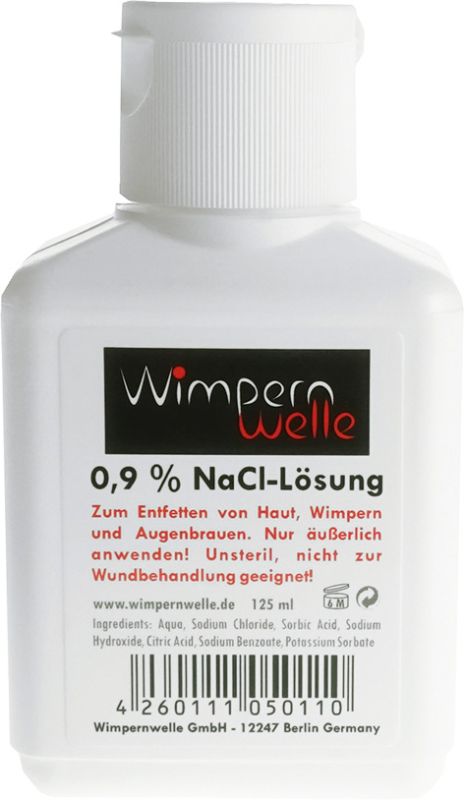 Wimpernwelle-Kochsalzlöung 0,9% 125ml