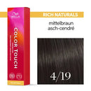 Wella Professionals-Color Touch NEU 60ml Rich Naturals 4/19 - mittelbraun asch-cendre