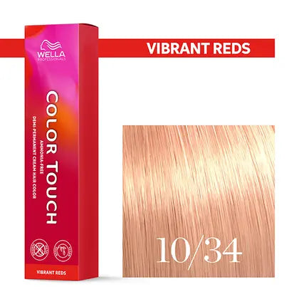 Wella Professionals-Color Touch NEU - Vibrant Reds 10/34 hell-lichtblond gold-rot