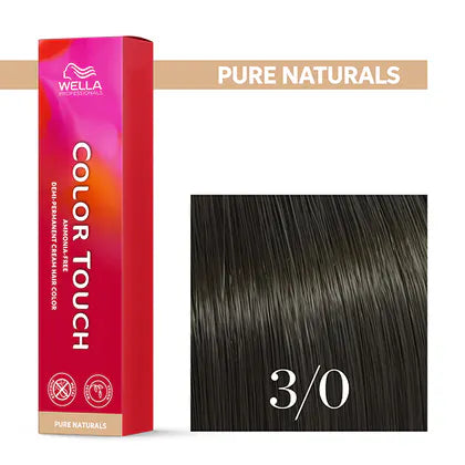 Wella Professionals-Color Touch NEU - Rich Naturals 3/0 dunkelbraun