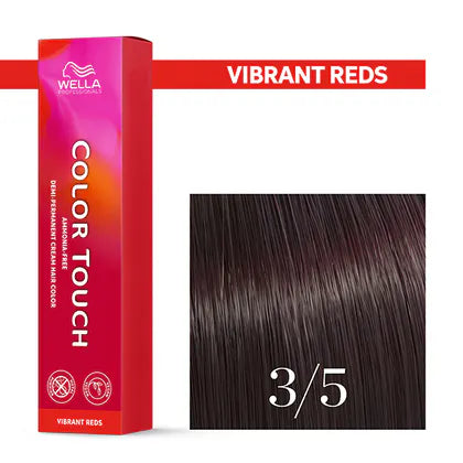 Wella Professionals-Color Touch NEU - Vibrant Reds 3/5 dunkelbraun mahagoni