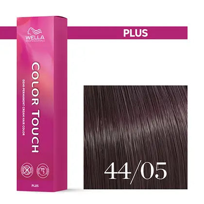 Wella Professionals-Color Touch NEU - Color Touch Plus 44/05 mittelbraun intensiv natur-mahagoni