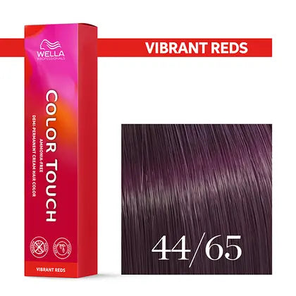 Wella Professionals-Color Touch NEU - Vibrant Reds P5 44/65 mittelbraun intensiv violett-mahagoni