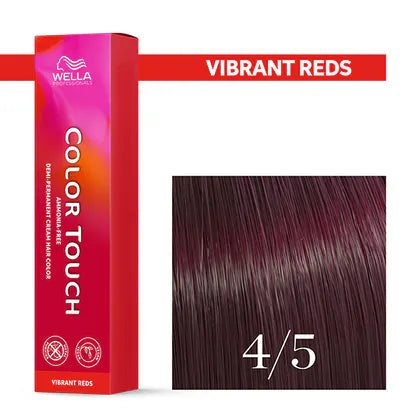 Wella Professionals-Color Touch NEU - Vibrant Reds 4/5 mittelbraun mahagoni