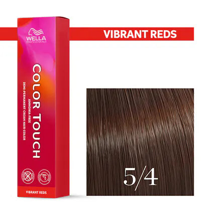 Wella Professionals-Color Touch NEU - Vibrant Reds 5/4 hellbraun rot