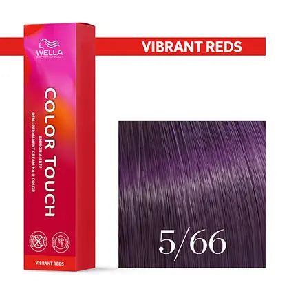 Wella Professionals-Color Touch NEU - Vibrant Reds 5/66 hellbraun violett intensiv