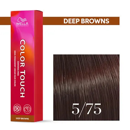 Wella Professionals-Color Touch NEU - Deep Browns 5/75 hellbraun braun-mahagoni