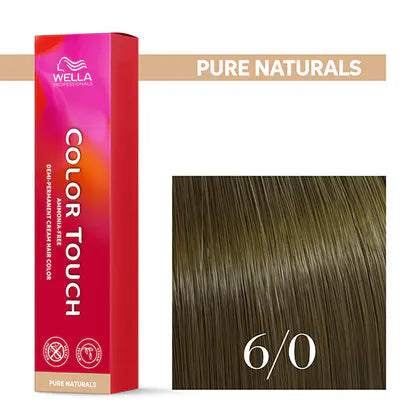 Wella Professionals-Color Touch NEU - Pure Naturals 6/0 dunkelblond