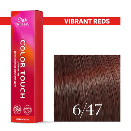 Wella Professionals-Color Touch NEU - Vibrant Reds 6/47 dunkelblond rot-braun