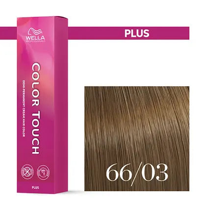 Wella Professionals-Color Touch NEU - Color Touch Plus 66/03 dunkelblond intensiv natur-gold