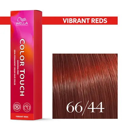 Wella Professionals-Color Touch NEU - Vibrant Reds P5 66/44 dunkelbraun intensiv rot intensiv