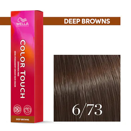 Wella Professionals-Color Touch NEU - Deep Browns 6/73 dunkelblond braun-gold