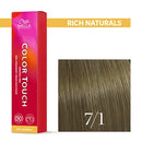 Wella Professionals-Color Touch NEU -Rich Naturals 7/1 mittelblond asch