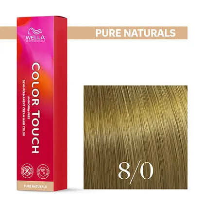 Wella Professionals-Color Touch NEU -Pure Naturals 8/0 hellblond