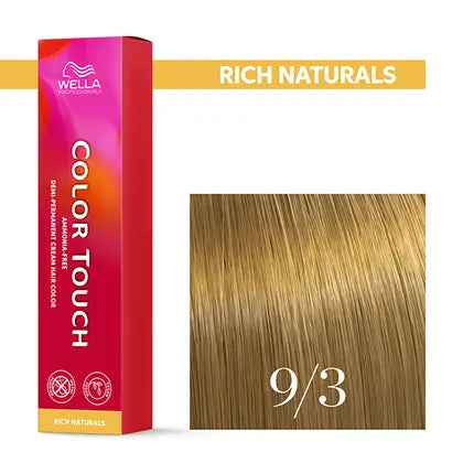 Wella Professionals-Color Touch NEU - Rich Naturals 9/3 lichtblond gold