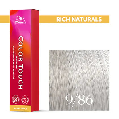 Wella Professionals-Color Touch NEU - Rich Naturals 9/86 lichtblond per-violett