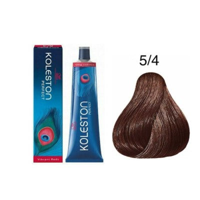 Wella Koleston Perfect-alte Verpackung- 5/4 hellbraun rot