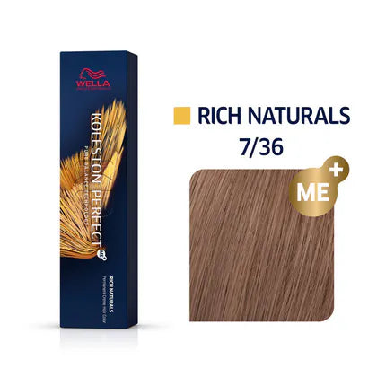 Koleston Perfect Pure Naturals 60ml 7/36 - mittelblond gold-violett