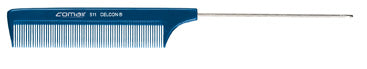 Comair-Nadelstielkamm mit Strähnenhaken 511 Blue Profi Line