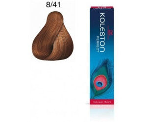 Wella Koleston Perfect-alte Verpackung- 8/41 hellblond rot-asch