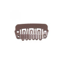 Balmain-Double Hair Clips 10St.brown L