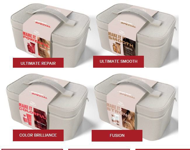 Wella ULTIMATE REPAIR Set: Tiefen-Reparatur & Hitzeschutz + GRATIS Kosmetiktasche