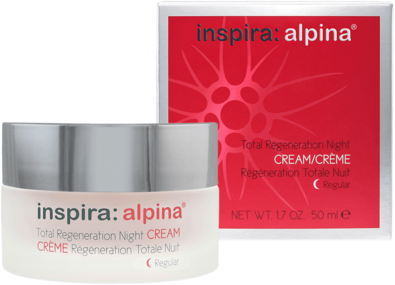 inspira:alpina - TOTAL REGENERATION NIGHT CREAM REGULAR 50ML + DETOXIFYING DAY CREAM REGULAR 50ML