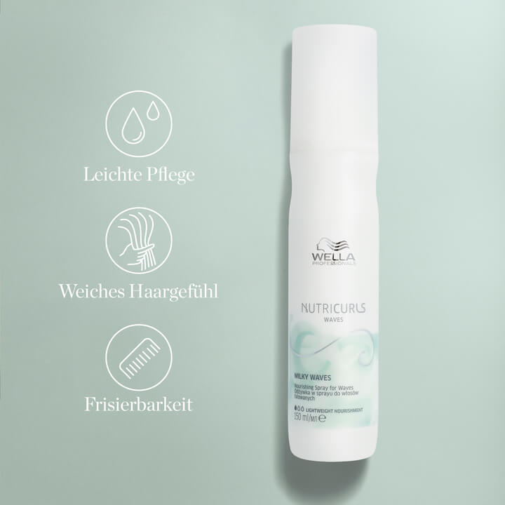 Wella Professionals-Nutri curls Milky Waves Pflegendes Spray für Wellen 150ml