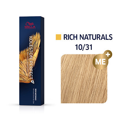 Koleston Perfect Rich Naturals 60ml 10/31 - hell-lichtblond gold-asch