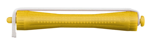 Comair Kaltwellwickler 12er mit Rundgummi 8mm gelb Länge 91mm