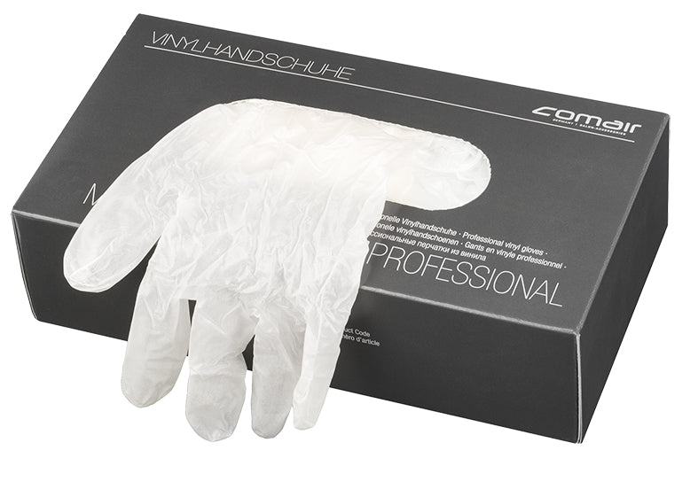 Comair Vinyl Handschuhe groß gepudert 100er Box