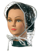 Comair Regenhaube mit Schirm weiss transparent