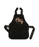 Comair Färbeschürze mit aufgesetzten Tasche sz58x72cm GOLD FACES gewebt