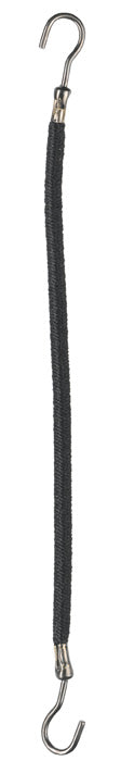 Comair Haarbinder glatt Gummi 10cm 12St. Karte schwarz