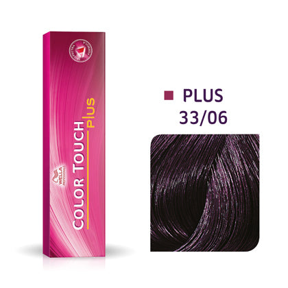 Wella-Color Touch Plus 33/06 dunkelbraun intensiv natur-violett 60ml