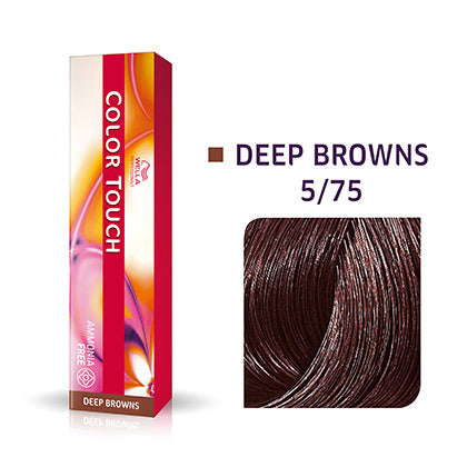 Wella-Color Touch Deep Browns 5/75 Hellbraun Braun-Mahagoni 60ml
