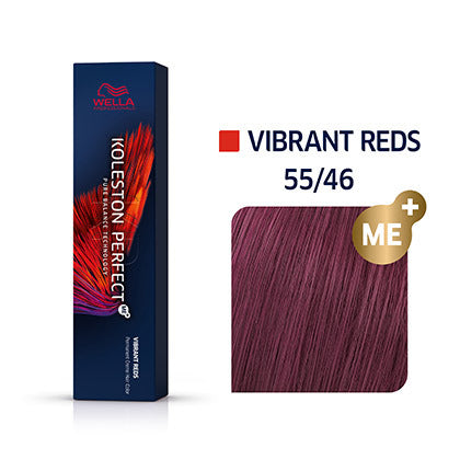 Koleston Perfect Vibrant Reds 60ml 55/46 - hellbraun Intensiv Rot-Violett