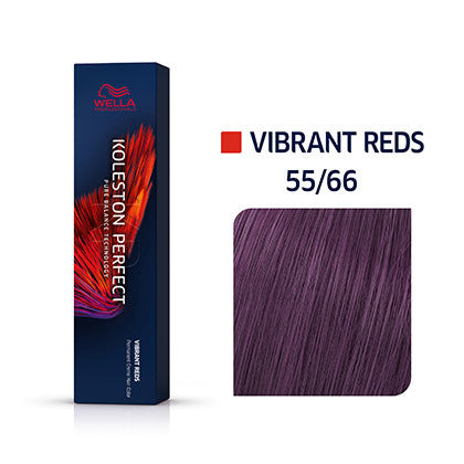 Koleston Perfect Vibrant Reds 60ml 55/66 - hellbraun Intensiv Violett-intensiv