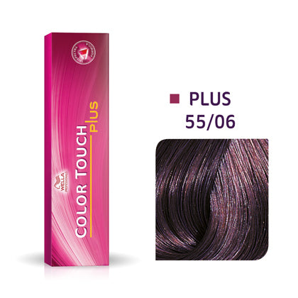 Wella-Color Touch Plus 55/06 Hellbraun Intensiv Natur-Violett 60ml