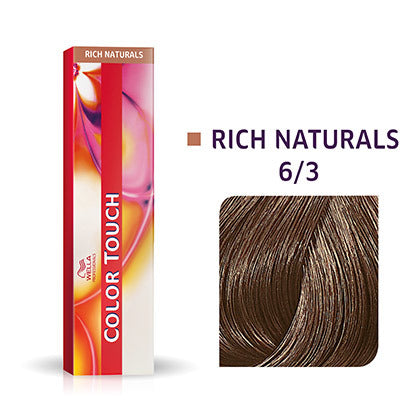 Wella-Color Touch Rich Naturals 6/3 Dunkelblond Gold 60ml