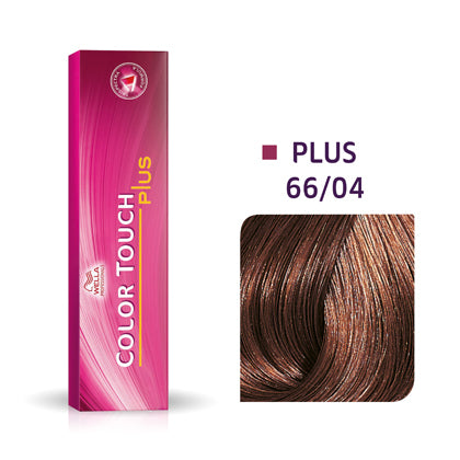 Wella-Color Touch Plus 66/04 Dunkelblond Intensiv Natur-Rot 60ml