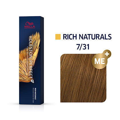 Koleston Perfect Rich Naturals 60ml 7/31 - mittelblond gold-asch