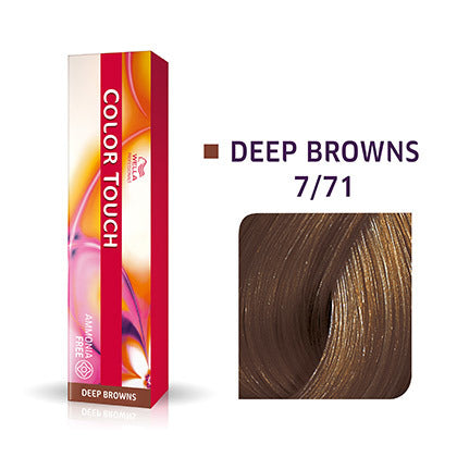 Wella-Color Touch Deep Browns 7/71 Mittelblond Braun-Gold 60ml